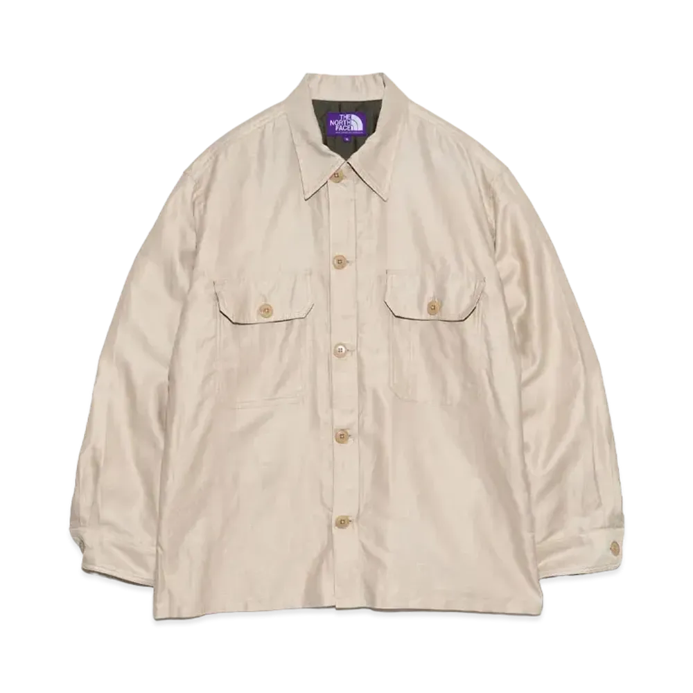 The North Face PURPLE LABEL Moleskin Field Shirt Jacket "Beige"