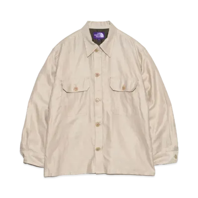 The North Face PURPLE LABEL Moleskin Field Shirt Jacket "Beige"