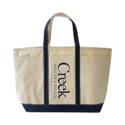 Creek Angler's Device x This is a(n) Field Tote L "White/Forest Green"