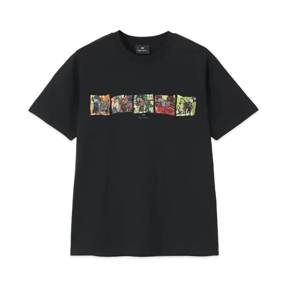Paul Smith Zebra Comic Tee "Black"