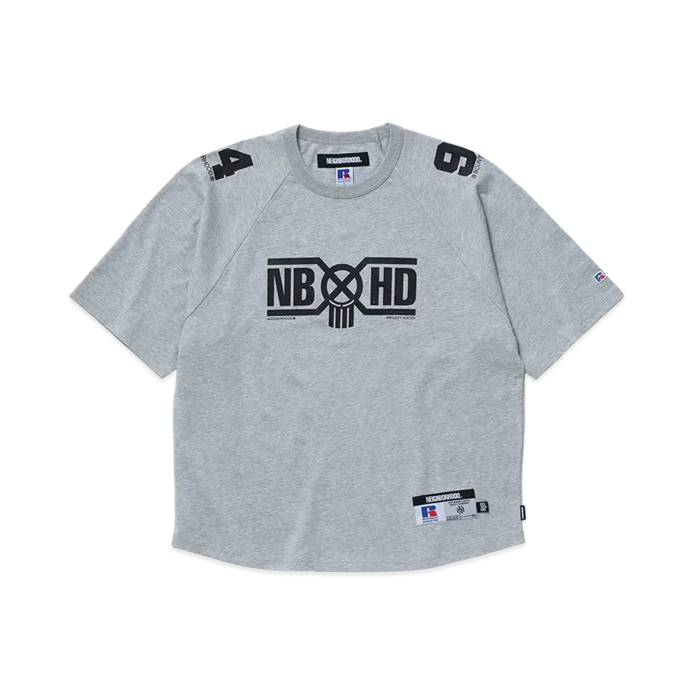 NEIGHBORHOOD x BOUNTY HUNTER x RUSSELL ATHLETIC Crewneck SS "Gray"