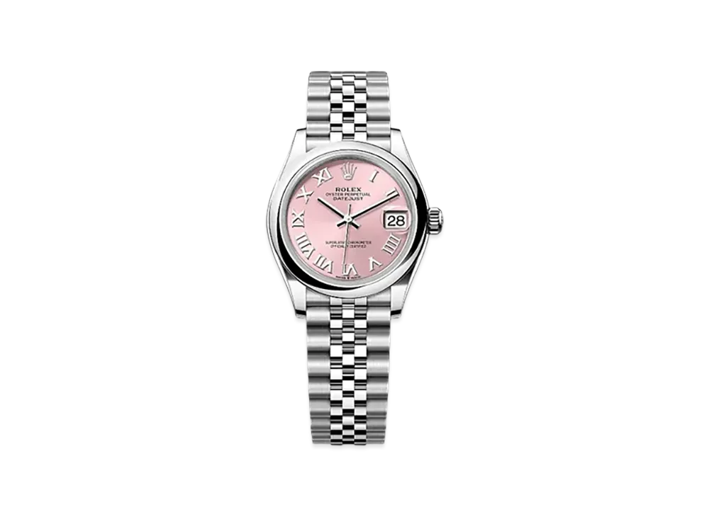 ROLEX Datejust 31 Oystersteel "Pink"