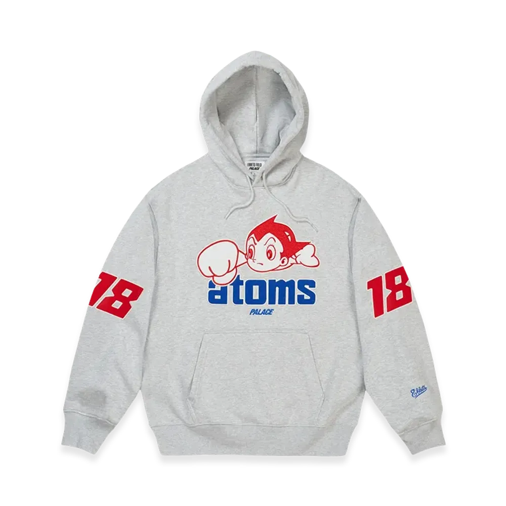 PALACE x SANKEI ATOMS Hood "Grey Marl"
