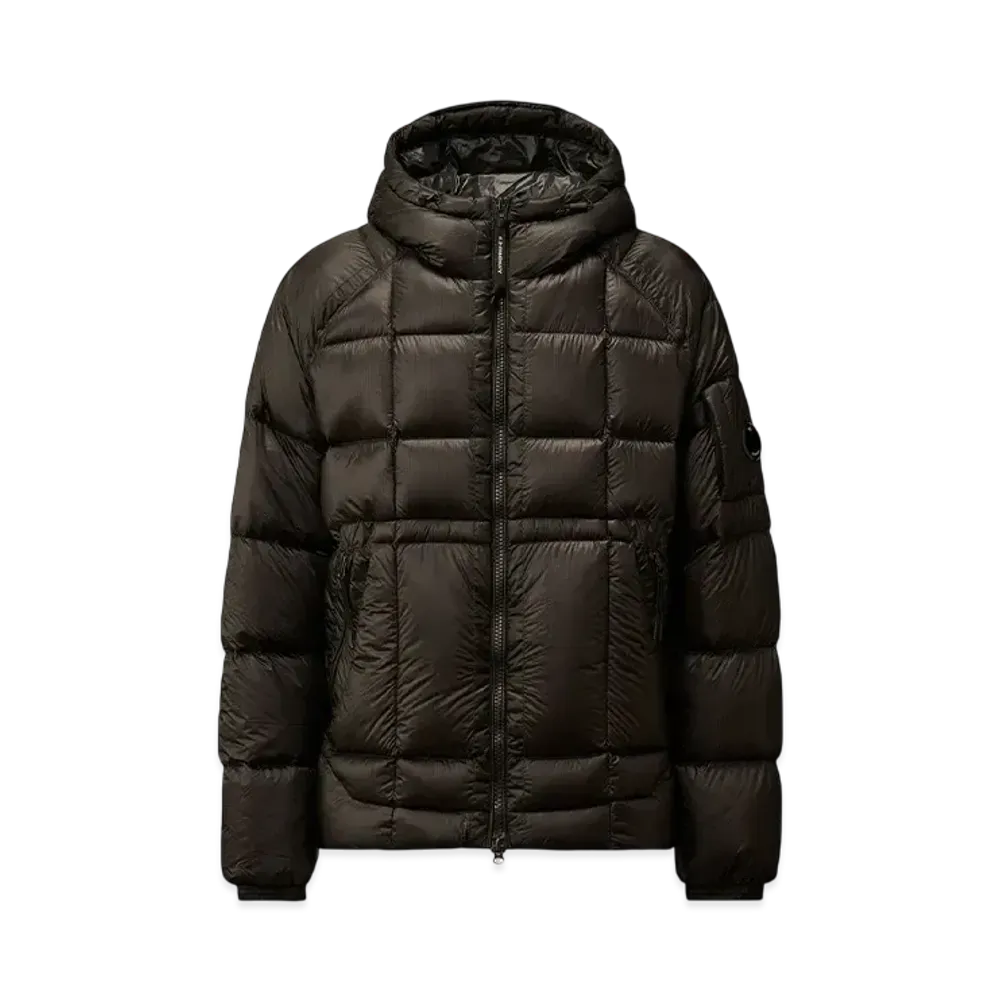 C.P Company D.D. Shell Hooded Medium Down Jacket "Black"