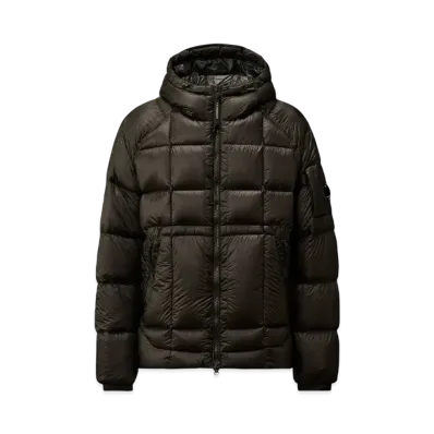 C.P Company D.D. Shell Hooded Medium Down Jacket "Black"