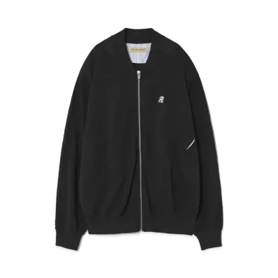 UNDERCOVER The Shepherd Japanese Paper Blend Polyester Knit Blouson "Black"