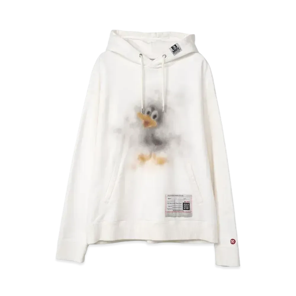 Maison MIHARA YASUHIRO Duck Printed Hoodie "White"