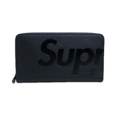 Supreme x Louis Vuitton Zippy Organizer Epi "Noir"