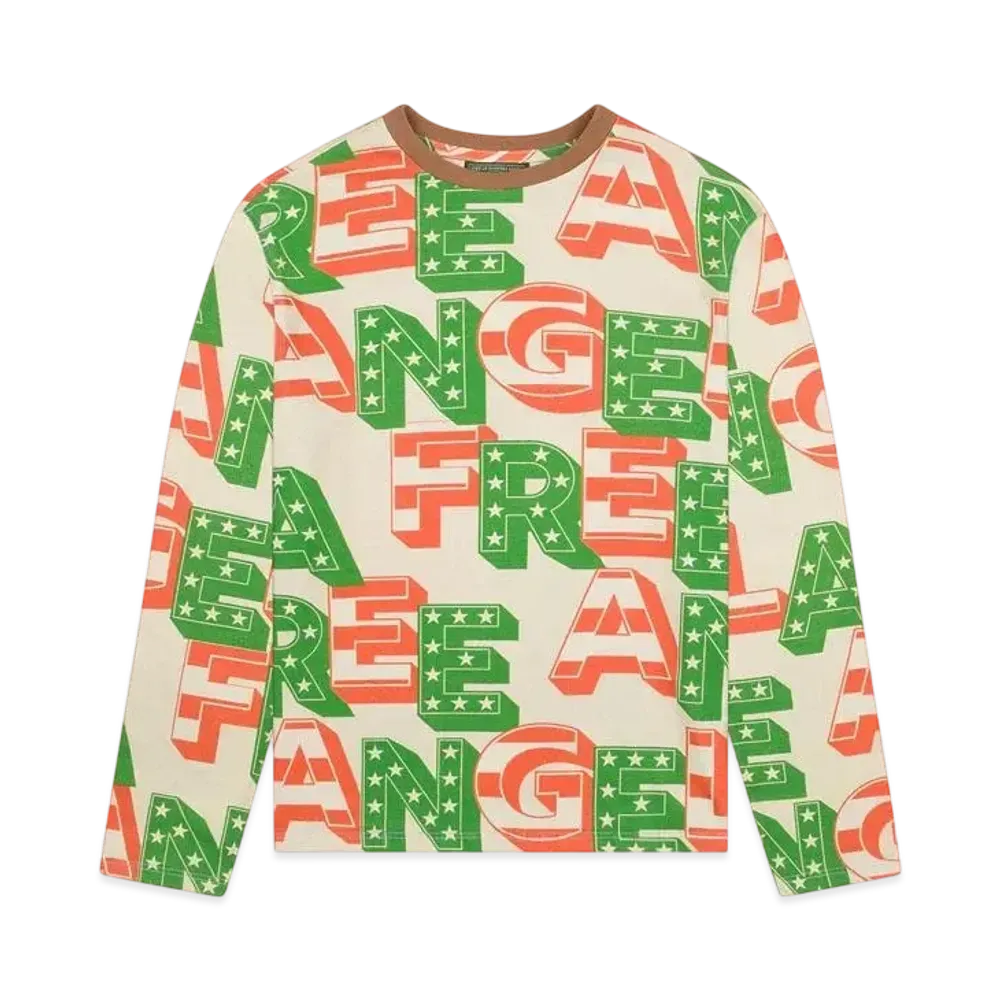 DENIM TEARS LS Free Angela Tee "Multi"