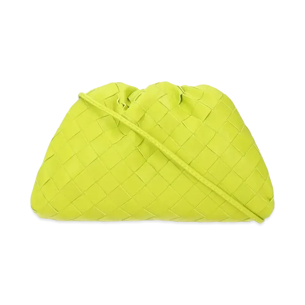 Bottega Veneta Teen Pouch "Acid Kiwi"