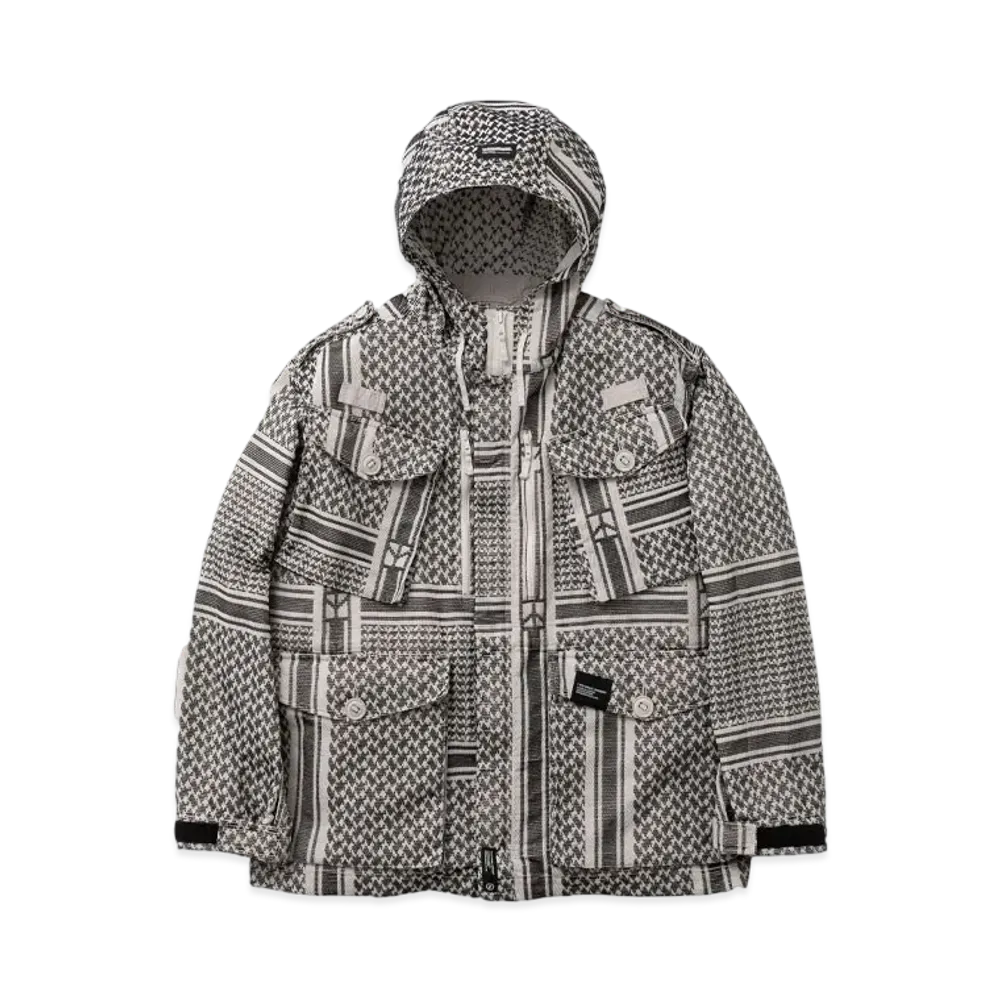 NEIGHBORHOOD JQ Shemagh Smock Jacket "White"