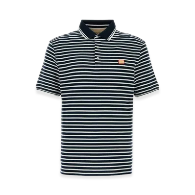 Valentino Embroidered Piquet Polo Shirt "Stripped"