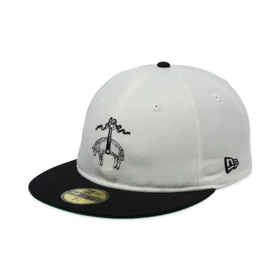 NEW ERA 59Fifty Soft Buckram Brooks Brothers "Chrome/Black"