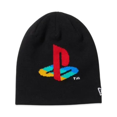 NEW ERA x PlayStation Basic Beanie 4 Color Family Mark "Black"