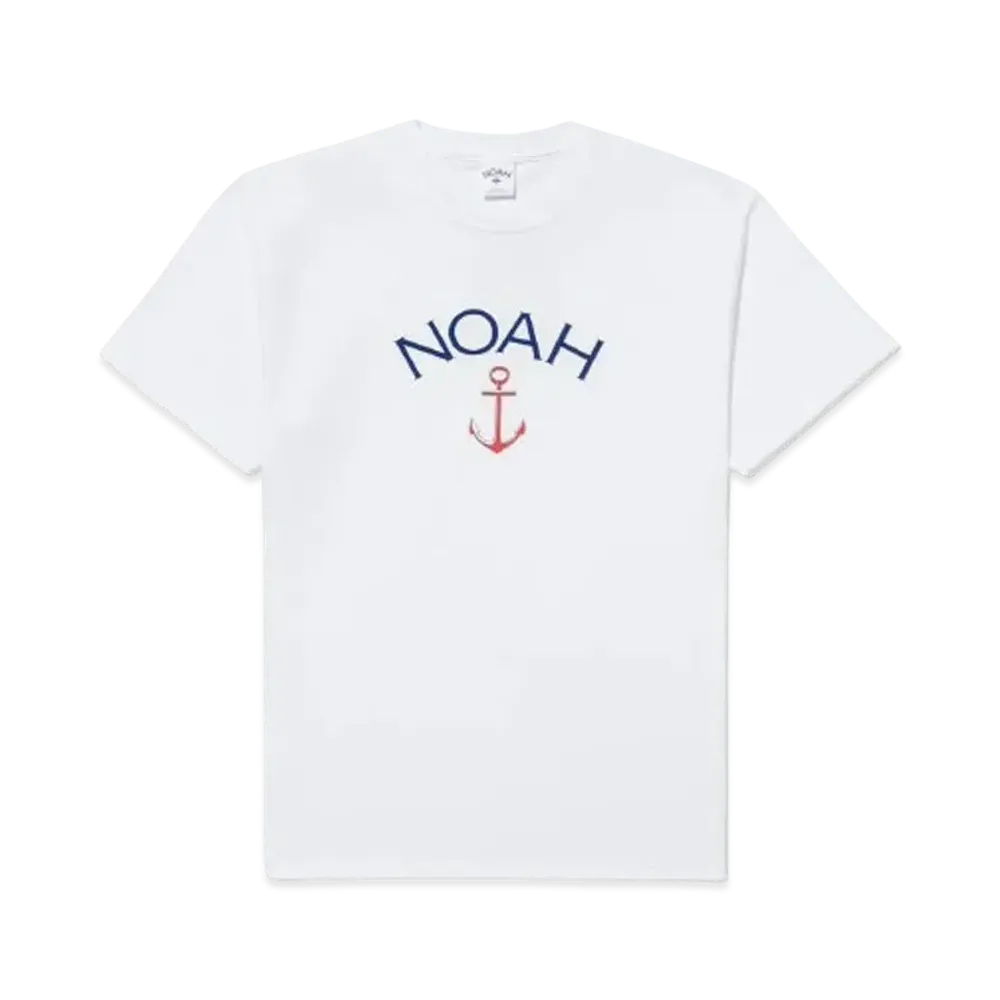 Noah Anchor Core Logo Tee "White"