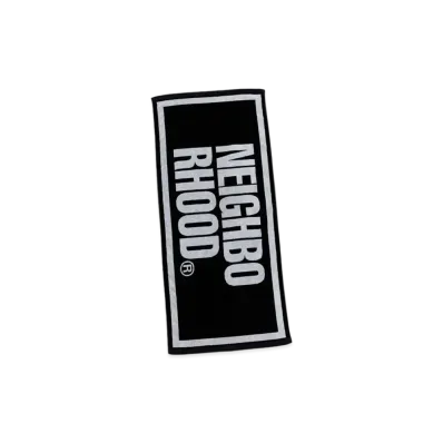 NEIGHBORHOOD Logo Bath Towel "Black"