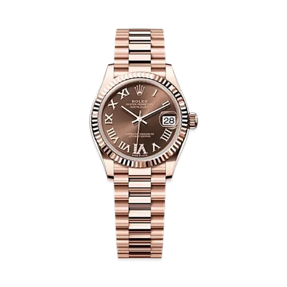 ROLEX Datejust 31mm Everose Gold 278275 "Chocolate"