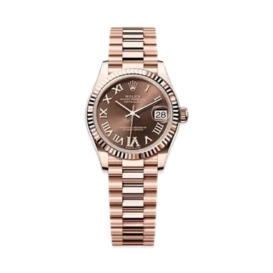 ROLEX Datejust 31mm Everose Gold 278275 "Chocolate"