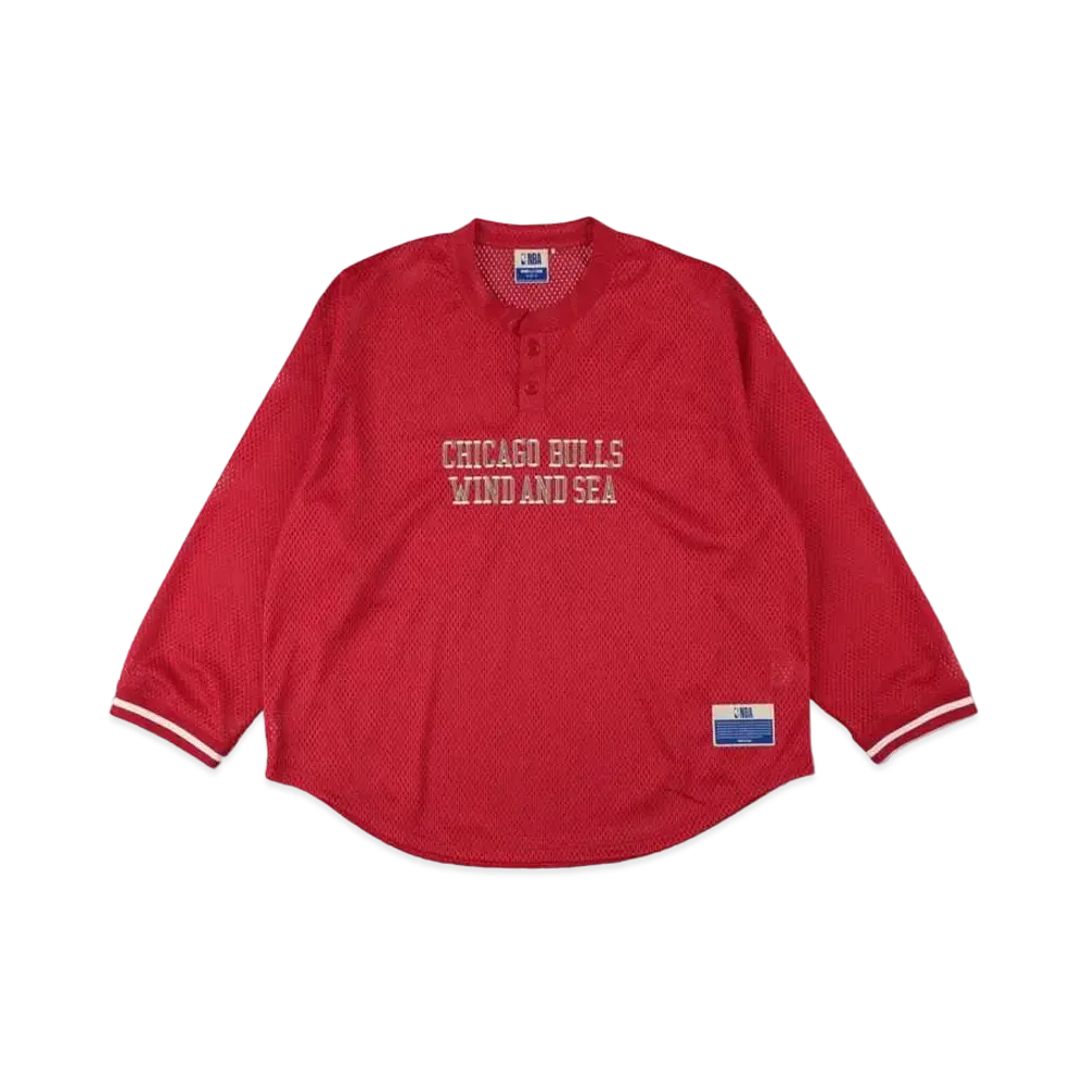 WIND AND SEA x NBA Mesh Long Sleeve (Chicago Bulls) "CHI"