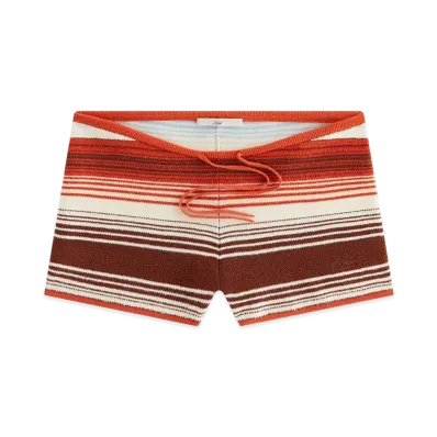 Kith Women's Avyn Multi Micro Sweater Short "Silk"