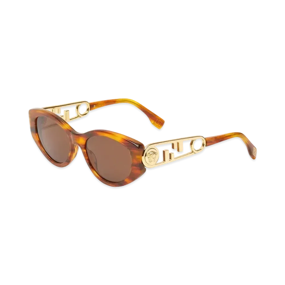FENDI x Versace Fendace Havana Acetate Sunglasses "Brown"