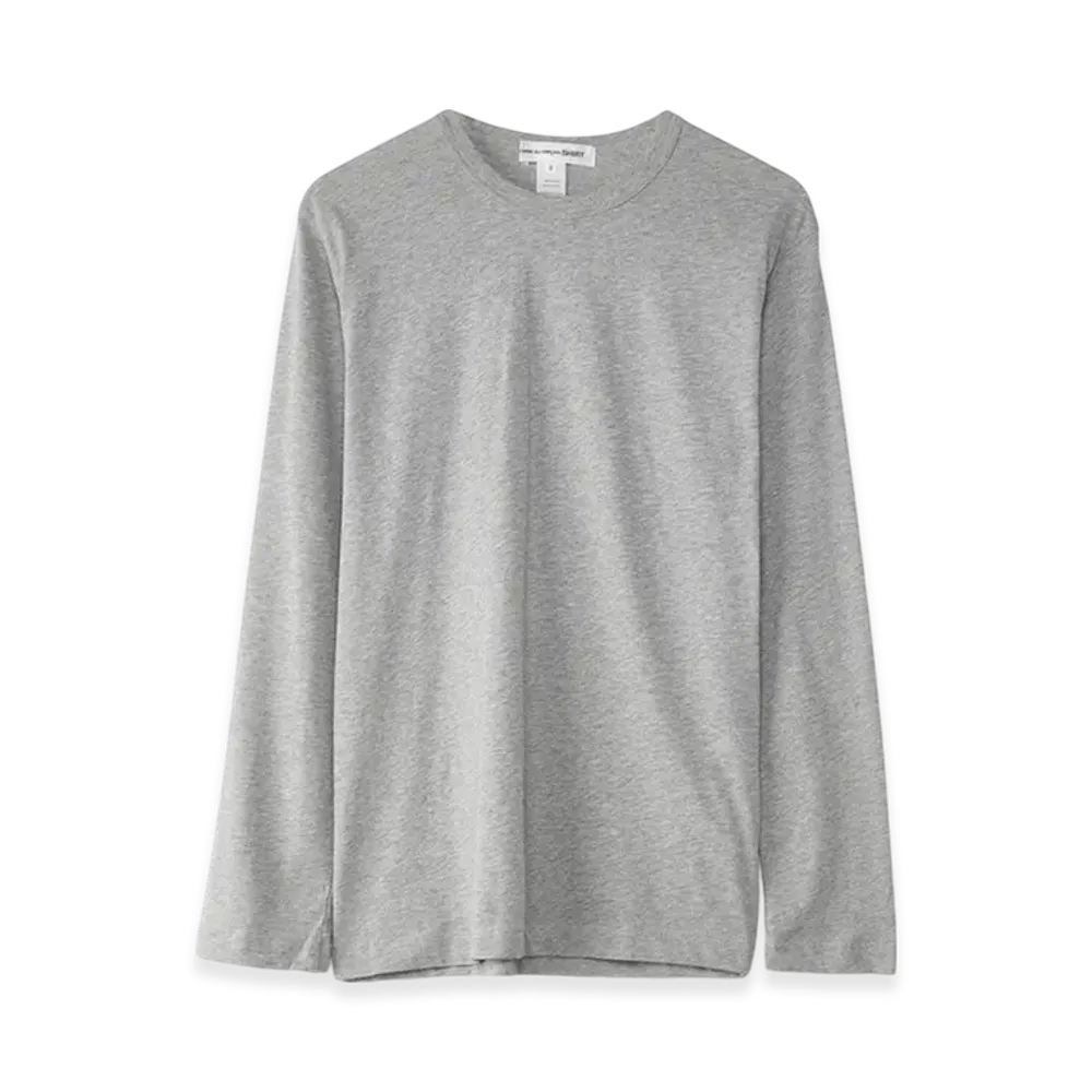 COMME des GARCONS Logo Long Sleeve T-Shirt "Gray"