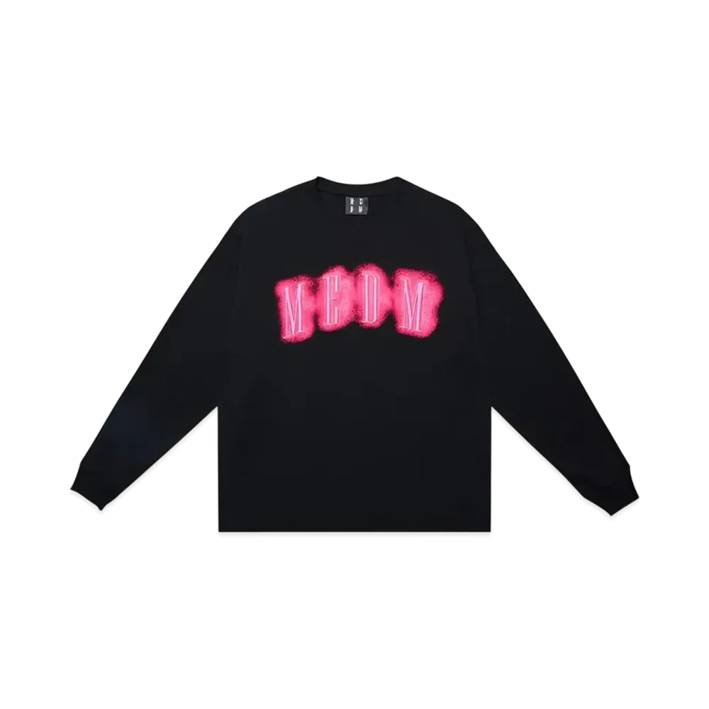 MR. ENJOY DA MONEY Neon Lamp Embroidery Long Sleeves "Black"