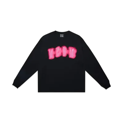 MR. ENJOY DA MONEY Neon Lamp Embroidery Long Sleeves "Black"
