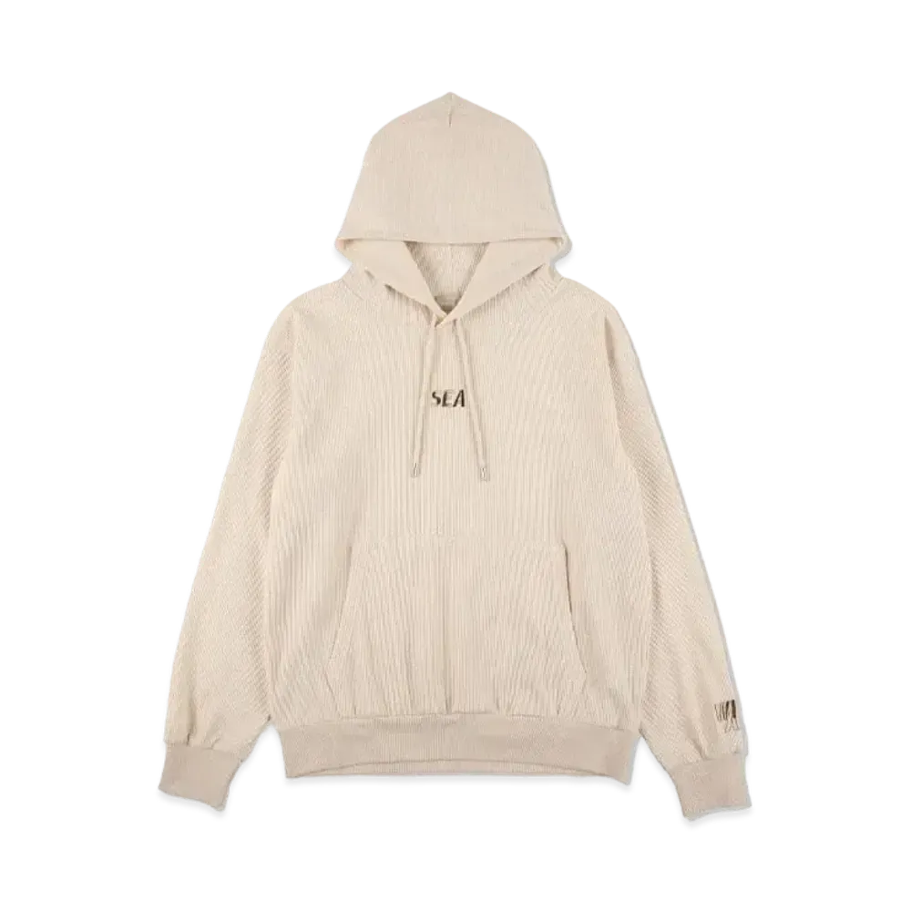 WIND AND SEA ES Waffle Hoodie "Ivory"