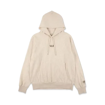WIND AND SEA ES Waffle Hoodie "Ivory"