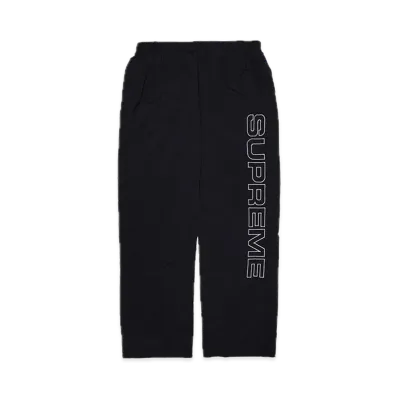 Supreme Spellout Embroidered Track Pant "Black"