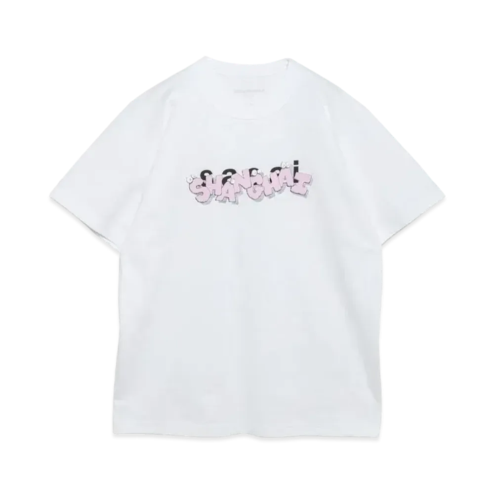 sacai x KAWS HOLIDAY Shanghai Tee "White"
