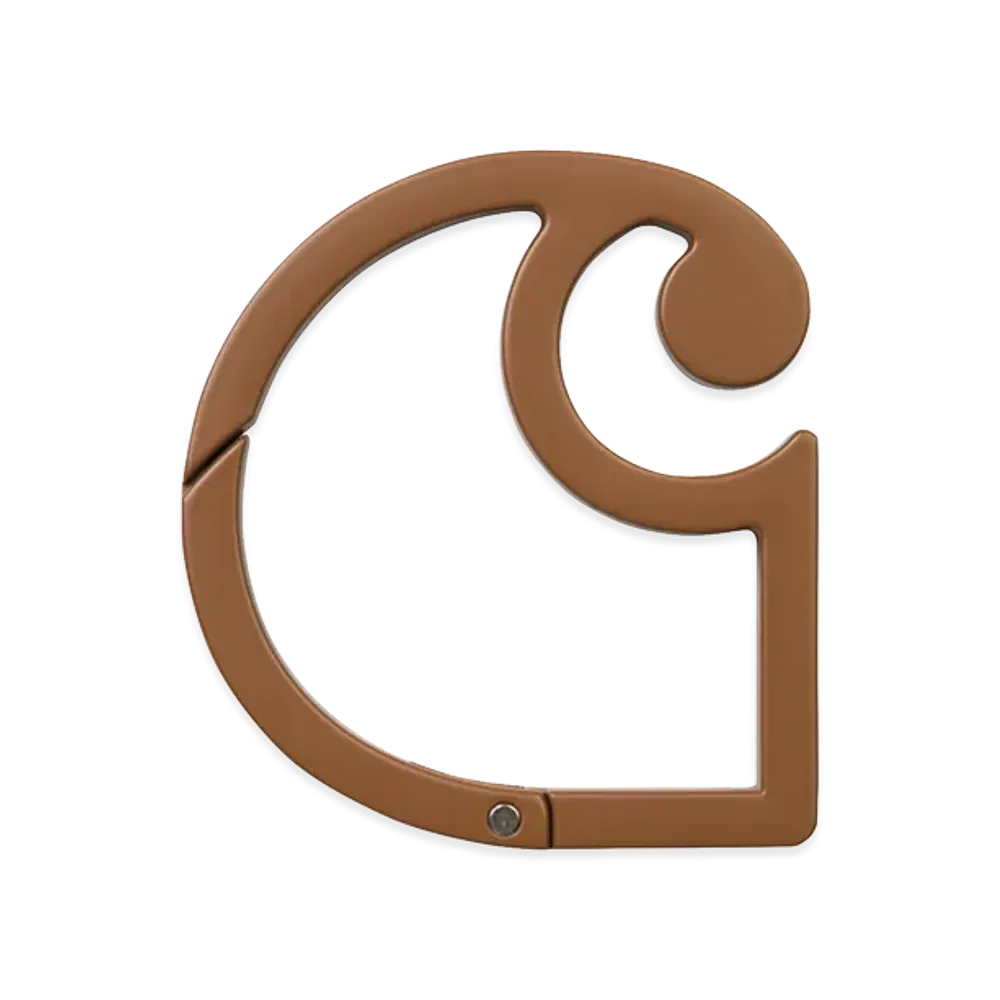 Carhartt WIP C-Logo Carabiner "Brown"