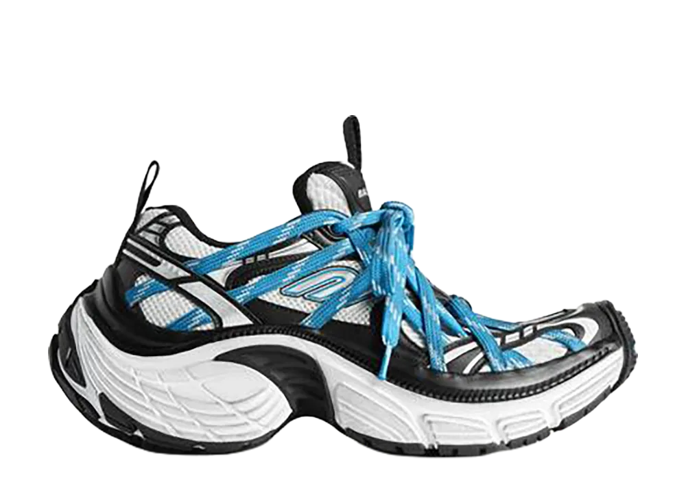 Balenciaga 6XL Extreme Laces Sneakers "White/Blue/Black"