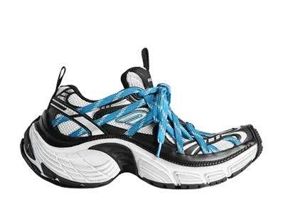 Balenciaga 6XL Extreme Laces Sneakers "White/Blue/Black"