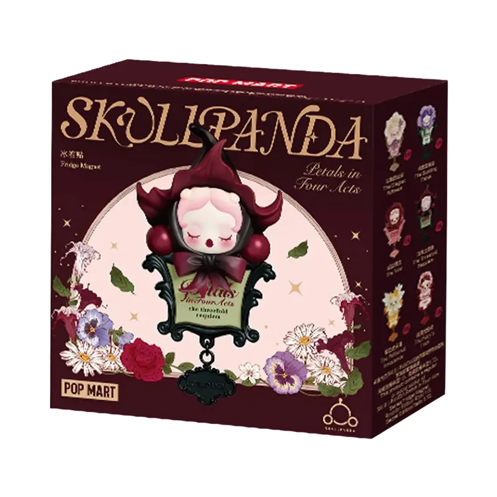 POP MART SKULLPANDA Petals in Four Acts Series Fridge Magnet [Piece]