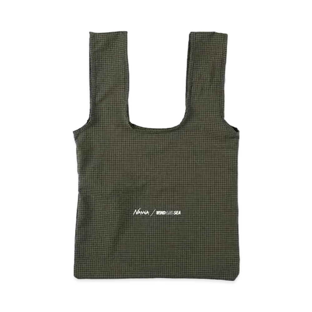 WIND AND SEA x NANGA Dot Air(R) Eco Bag "Olive"