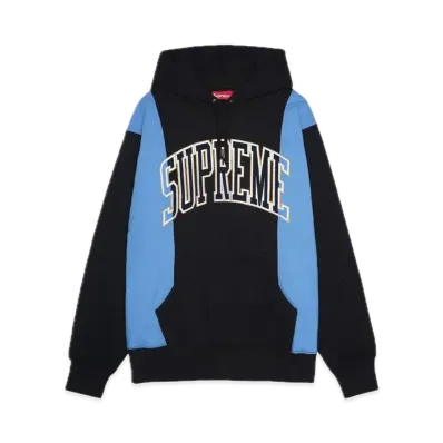 Supreme Paneled Arc Hooded Sweatshirt "Black"