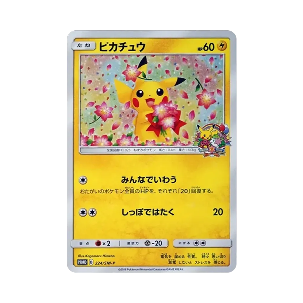 ピカチュウ: プロモ[SM-P 224](プロモーションカード「SM-P」)