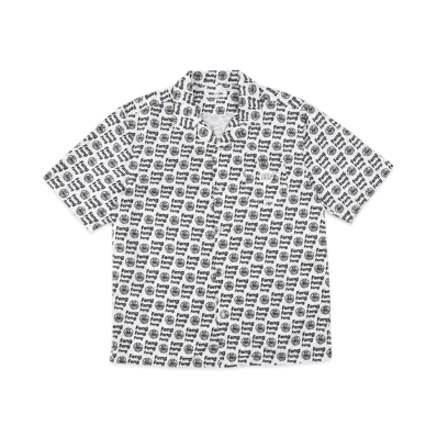 WIND AND SEA Feng-Pattern Open Collar S/S Shirt "White"