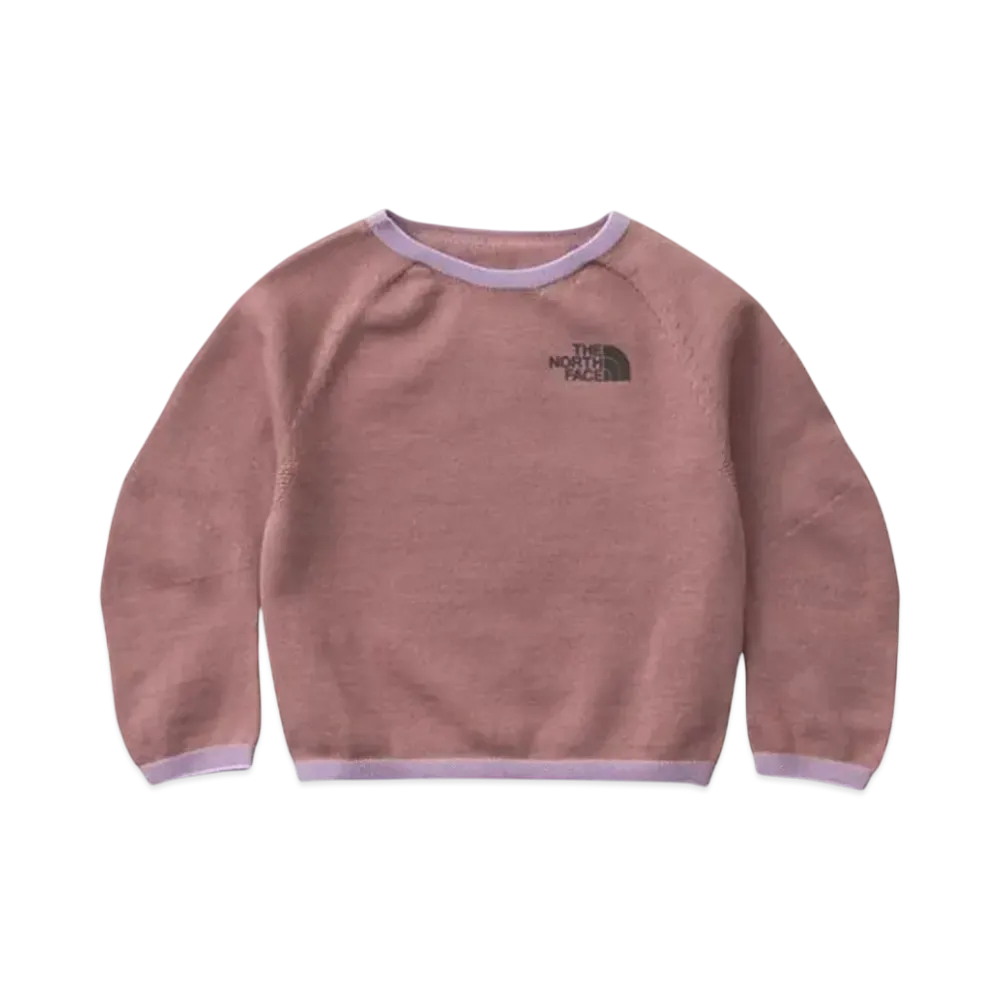 The North Face Baby Long Sleeve Cradle Cotton Crew "Burlwood"