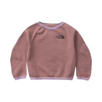 The North Face Baby Long Sleeve Cradle Cotton Crew "Burlwood"