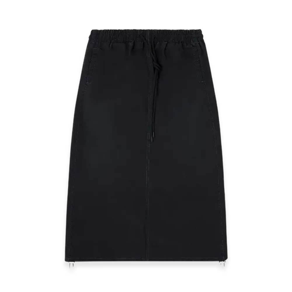 Diesel De-Oren-C Jogg Midi Skirt In Technical Joggjeans "Black"