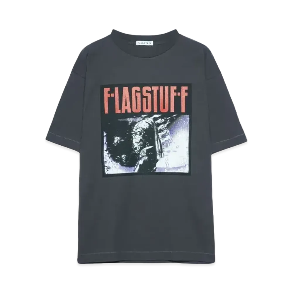 F-LAGSTUF-F "hair ornaments"Tee "BLACK"