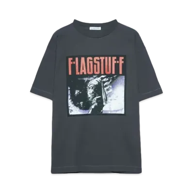 F-LAGSTUF-F "hair ornaments"Tee "BLACK"
