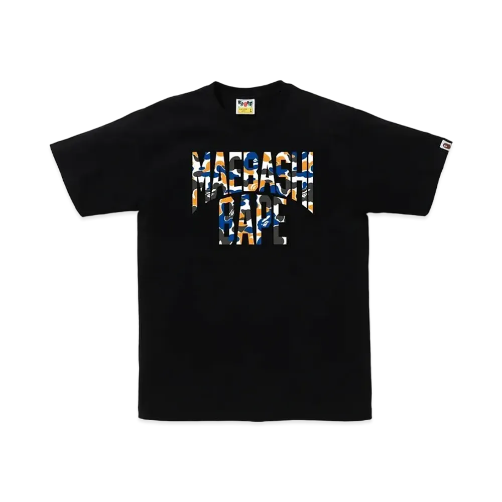 A BATHING APE Bape Store Maebashi NYC Logo Tee "Black"
