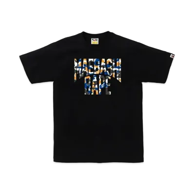 A BATHING APE Bape Store Maebashi NYC Logo Tee "Black"