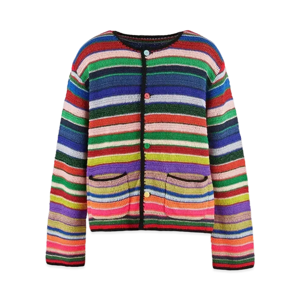 SAINT Mxxxxxx x Lastman Knit Cardigan "Multi"