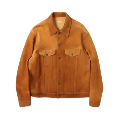 A.PRESSE 3rd Type Suede Jacket "Orange"