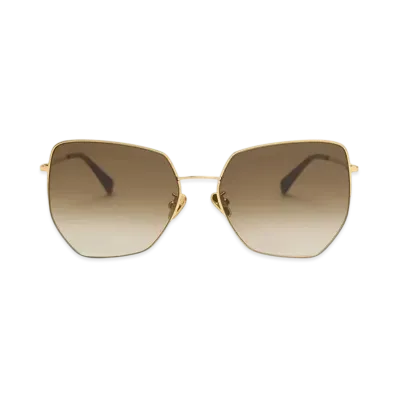 CHARLES & KEITH Recycled Acetate Butterfly Sunglasses "Gold"